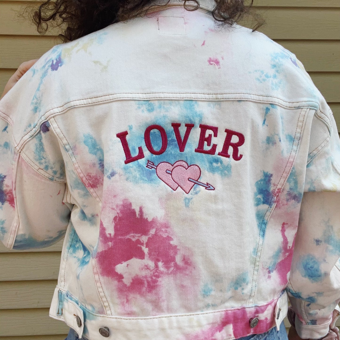 Taylor Inspired Lover Jean Jacket - Size Medium