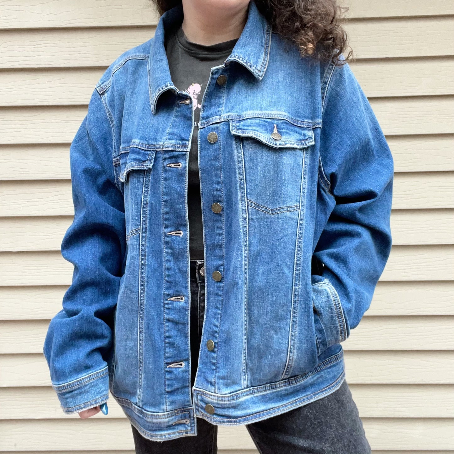 Taylor Inspired Karma Jean Jacket - Size 3X