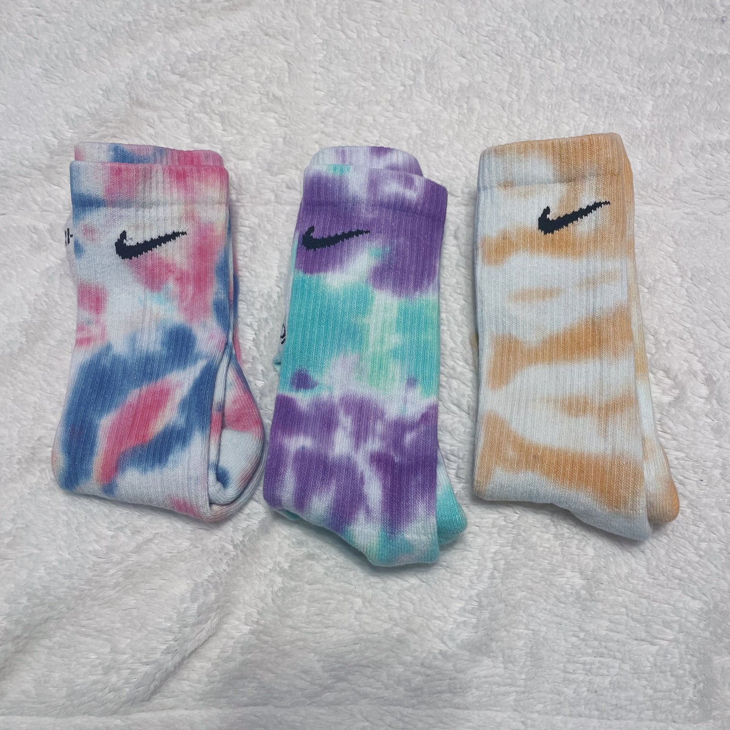 Tie-Dye Nike Socks - 3 Pack