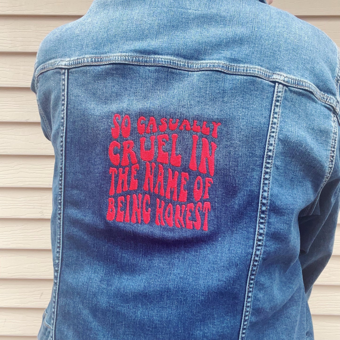 Taylor Inspired All Too Well Jean Jacket - Size 3X