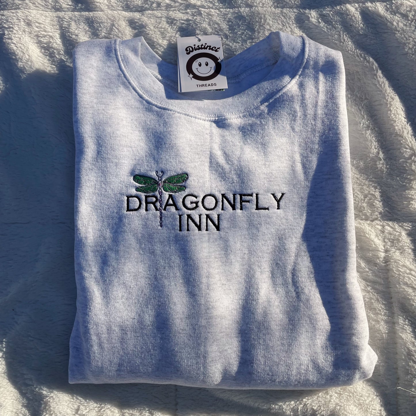 Dragonfly Inn Gilmore Girls Inspired Embroidered Crewneck Sweatshirt