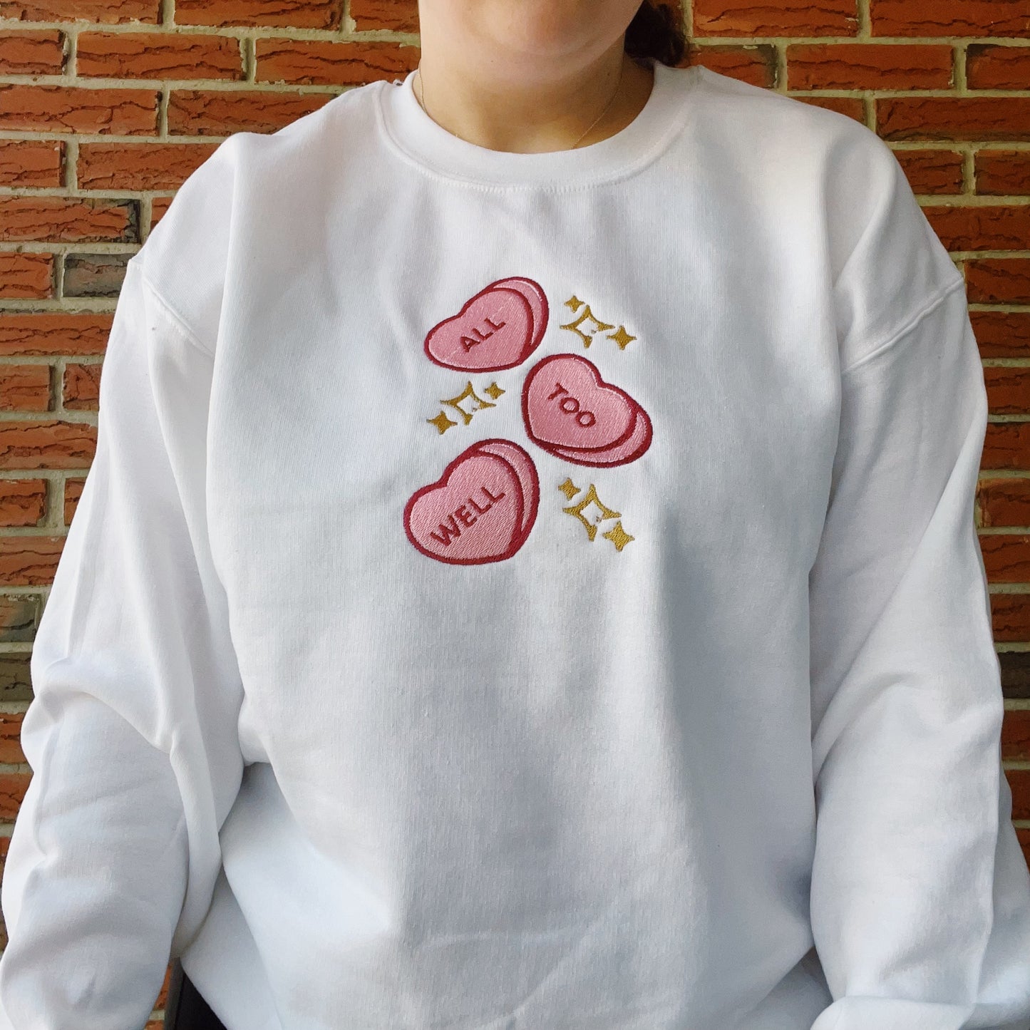 All Too Well Taylor Inspired Embroidered Crewneck Sweatshirt