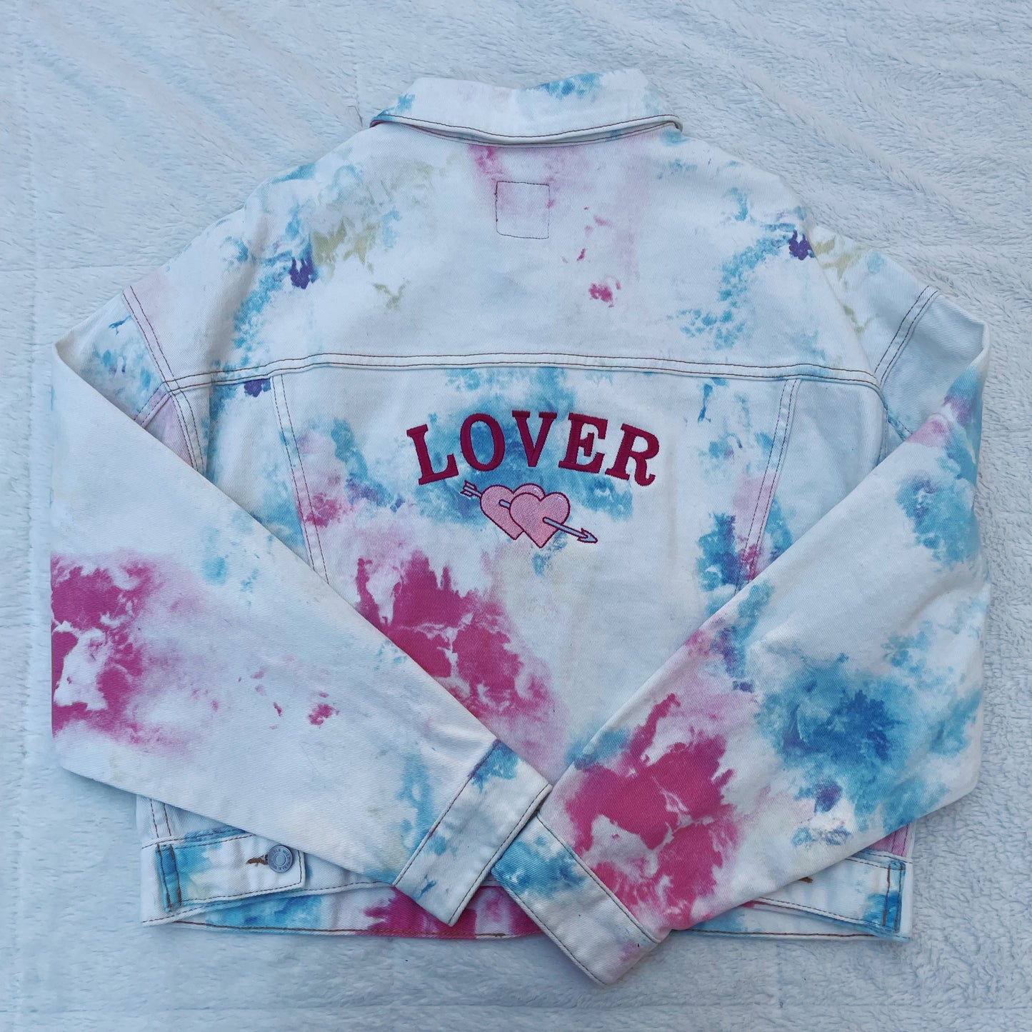 Taylor Inspired Lover Jean Jacket - Size Medium