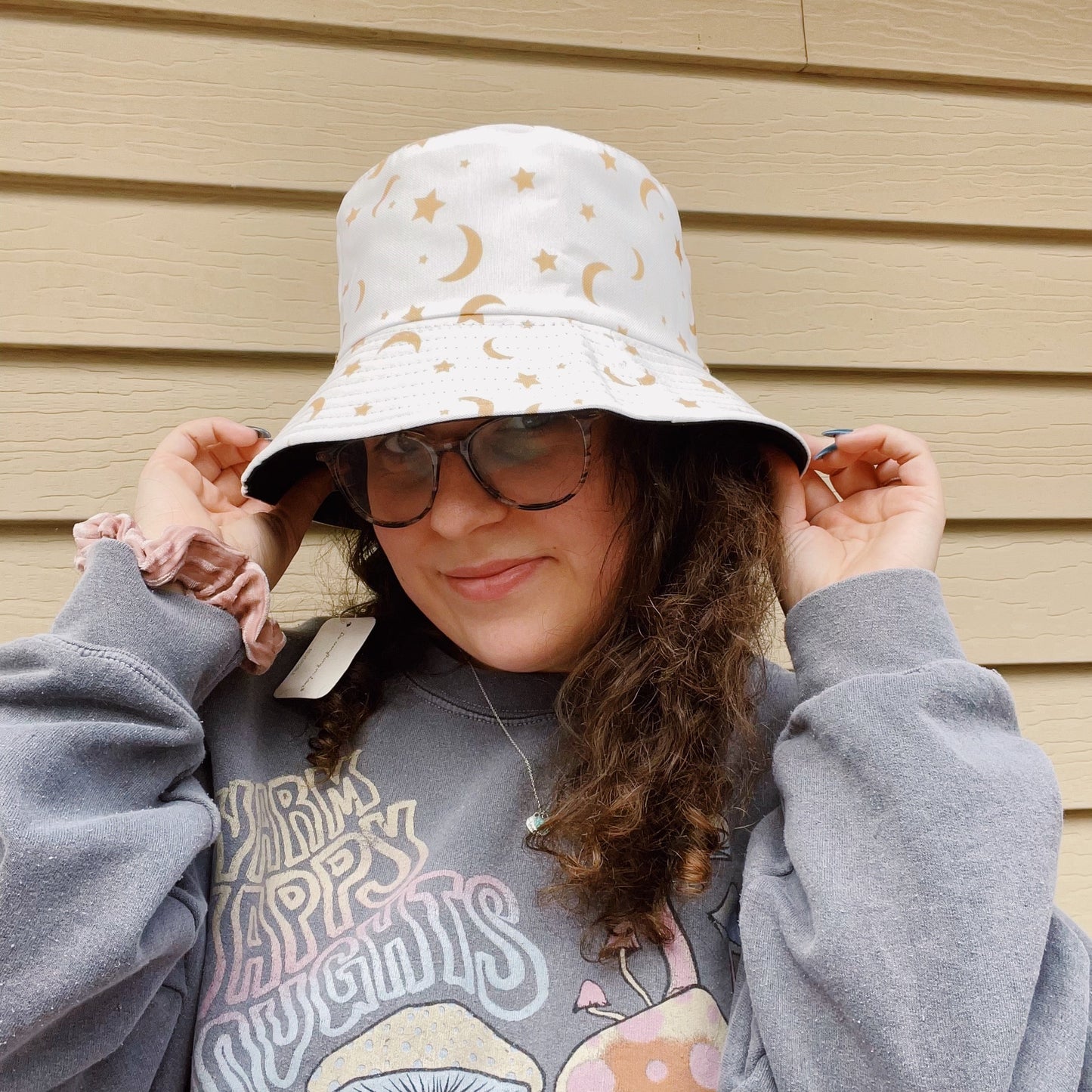 Moon & Stars Reversible Bucket Hat