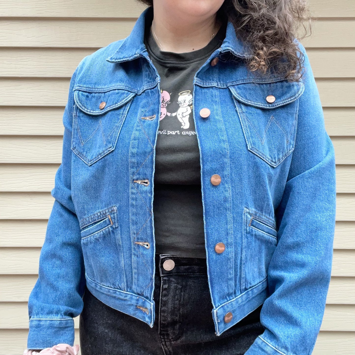 Taylor Inspired Anti-Hero Jean Jacket - Size XL