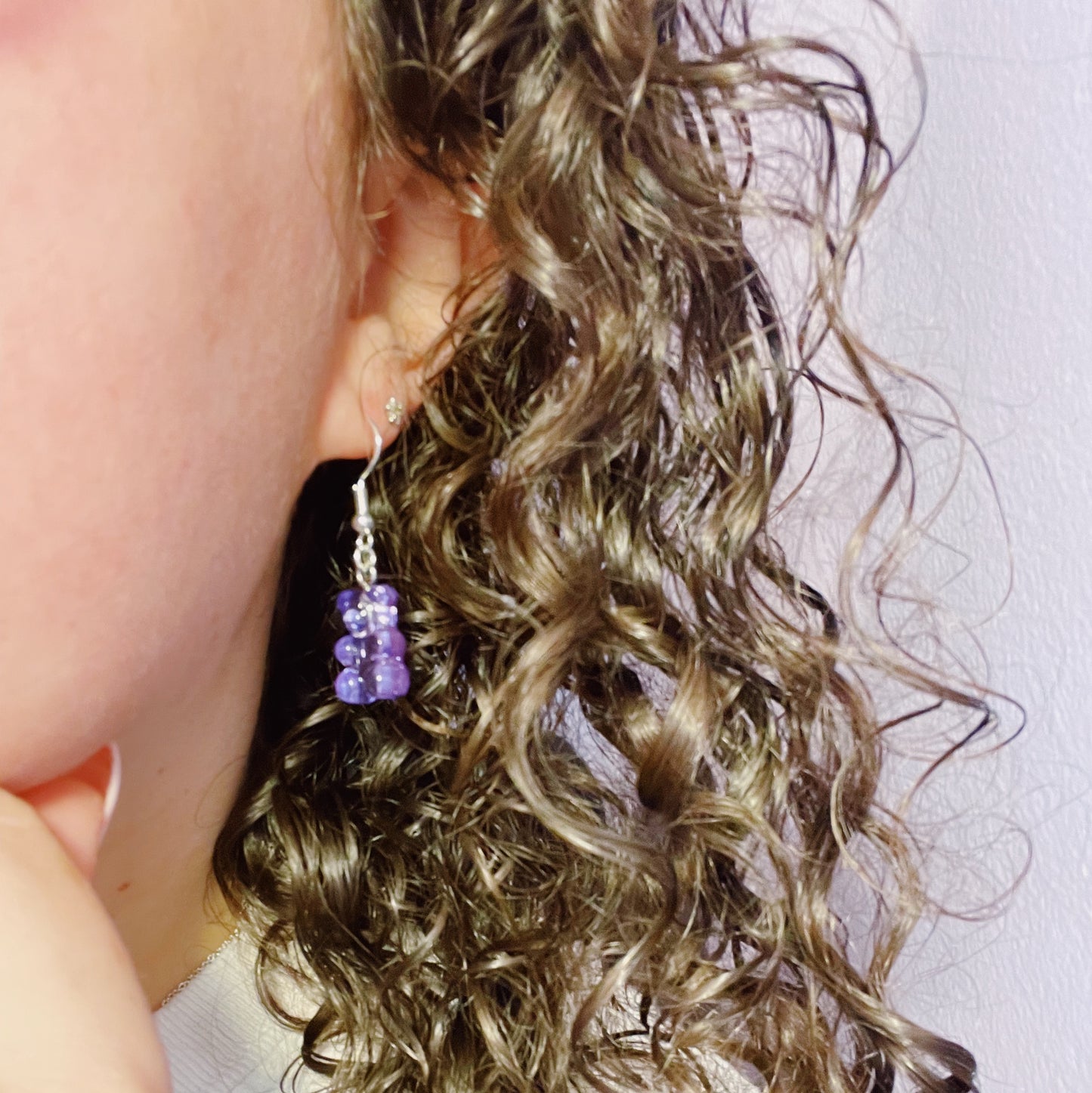 Gummy Bear Dangly Earrings