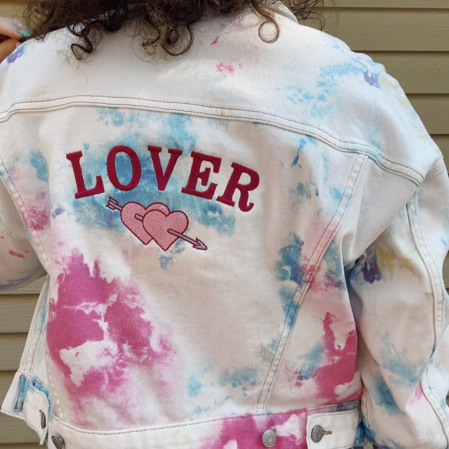 Taylor Inspired Lover Jean Jacket - Size Medium