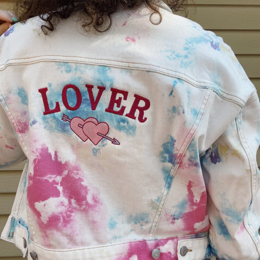 Taylor Inspired Lover Jean Jacket - Size Medium