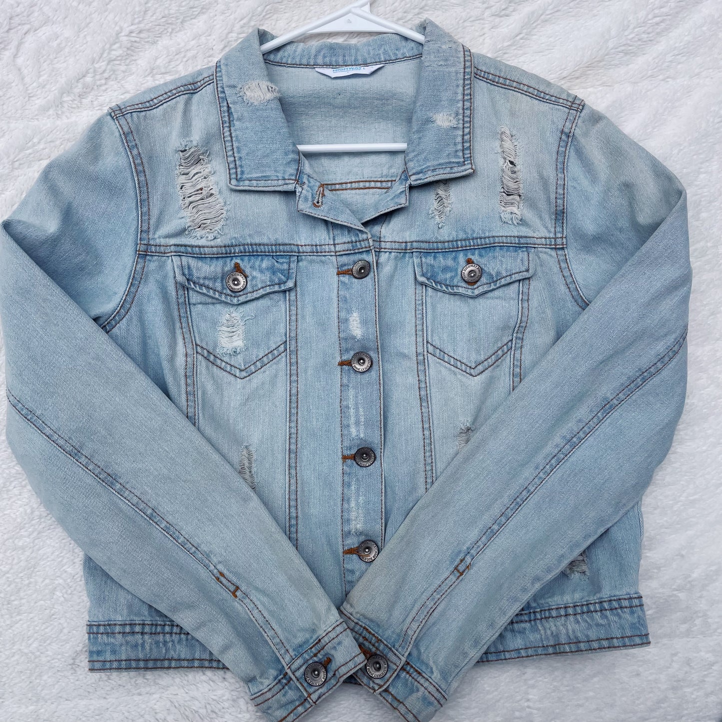 Taylor Inspired Vigilante Sh*t Inspired Jean Jacket - Size Large