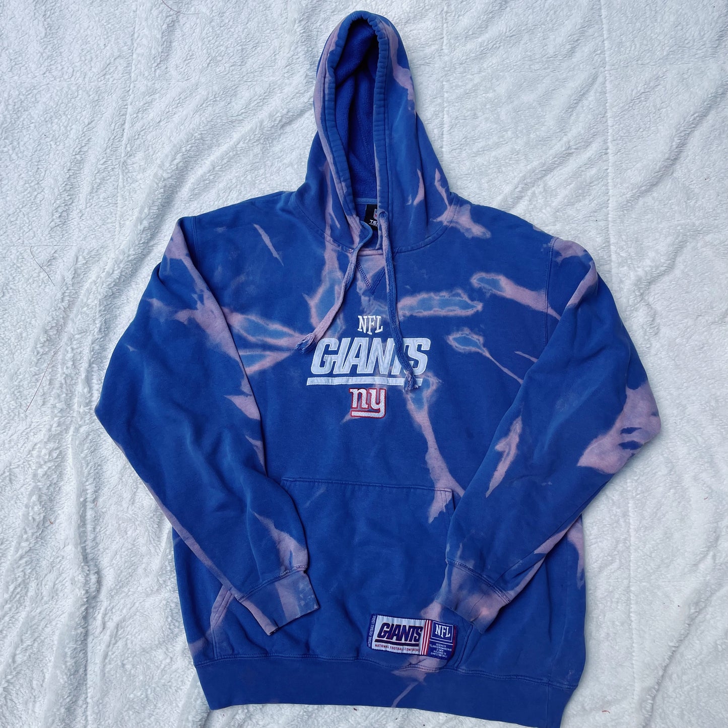 New York Giants Bleach-dyed Hoodie - Size M/L
