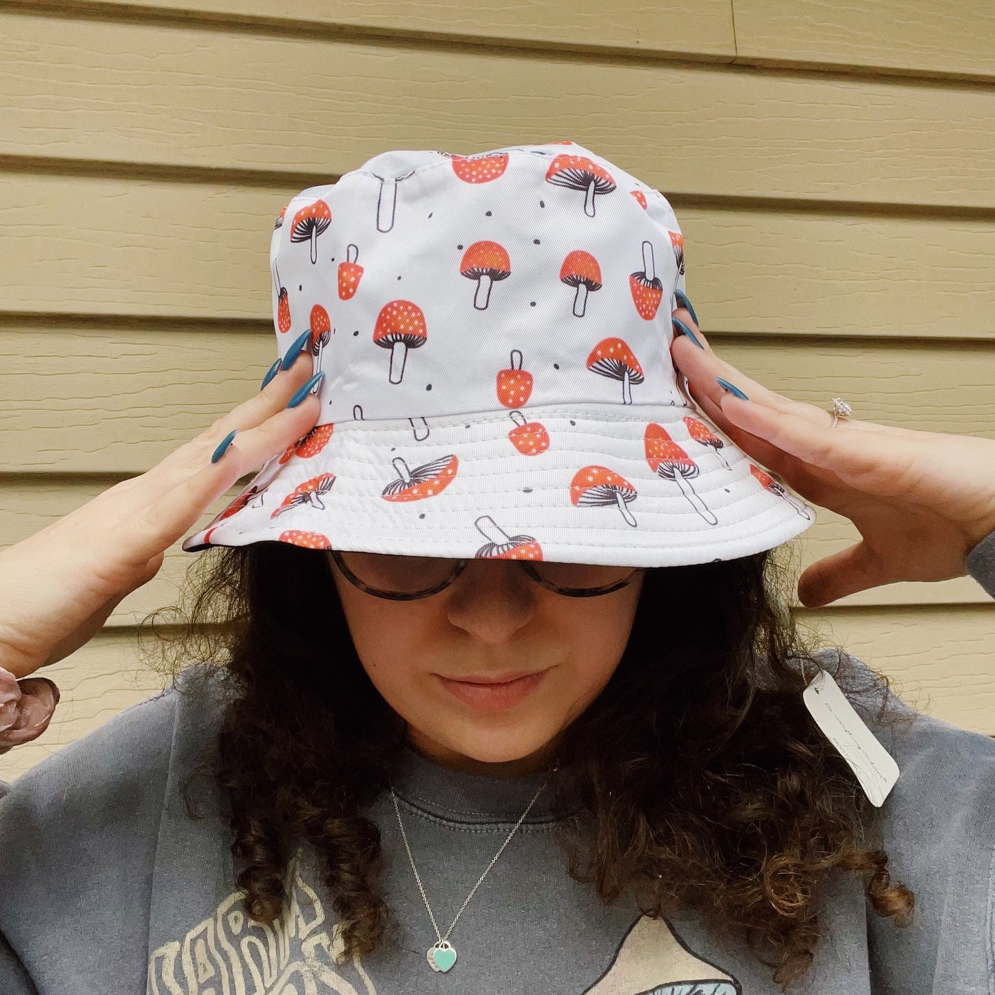 Mushrooms Reversible Bucket Hat