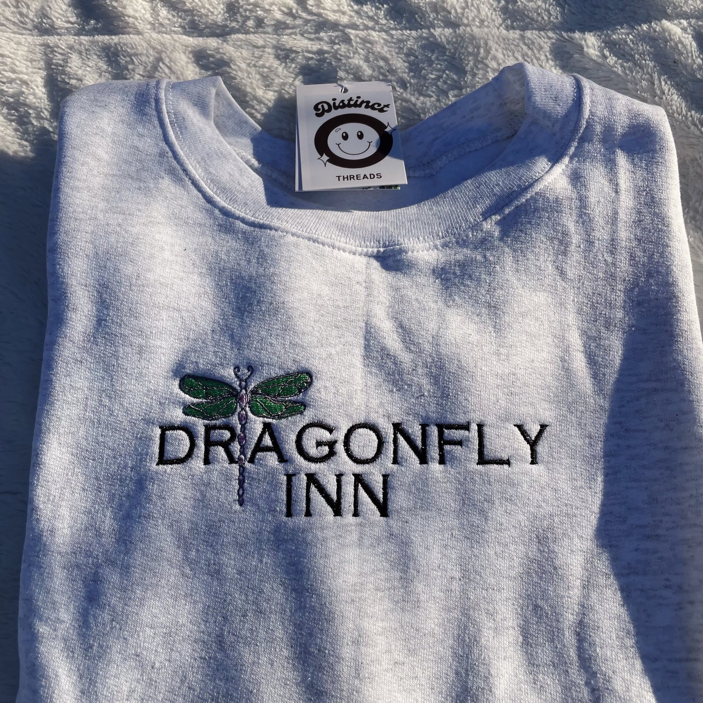 Dragonfly Inn Gilmore Girls Inspired Embroidered Crewneck Sweatshirt