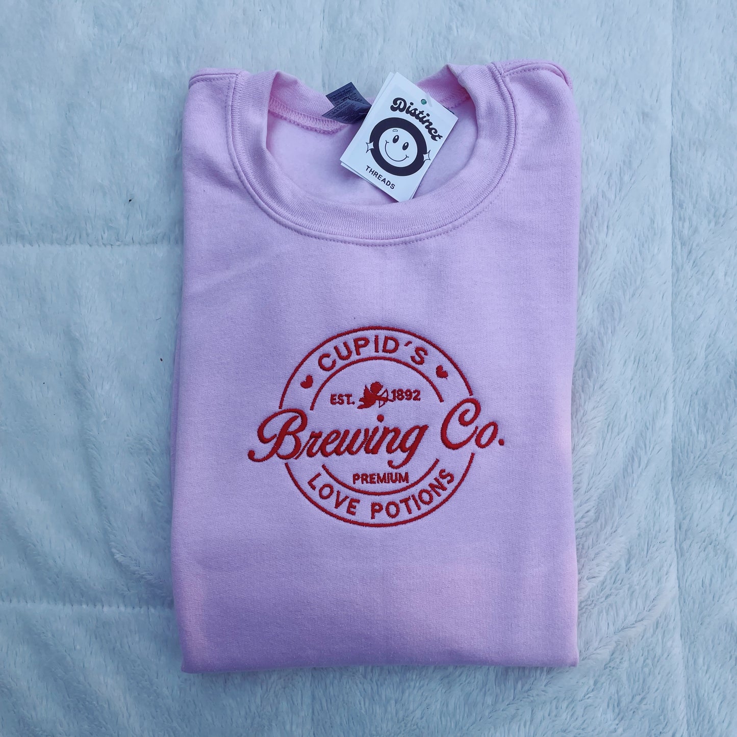 Cupid's Brewing Co Embroidered Crewneck Sweatshirt