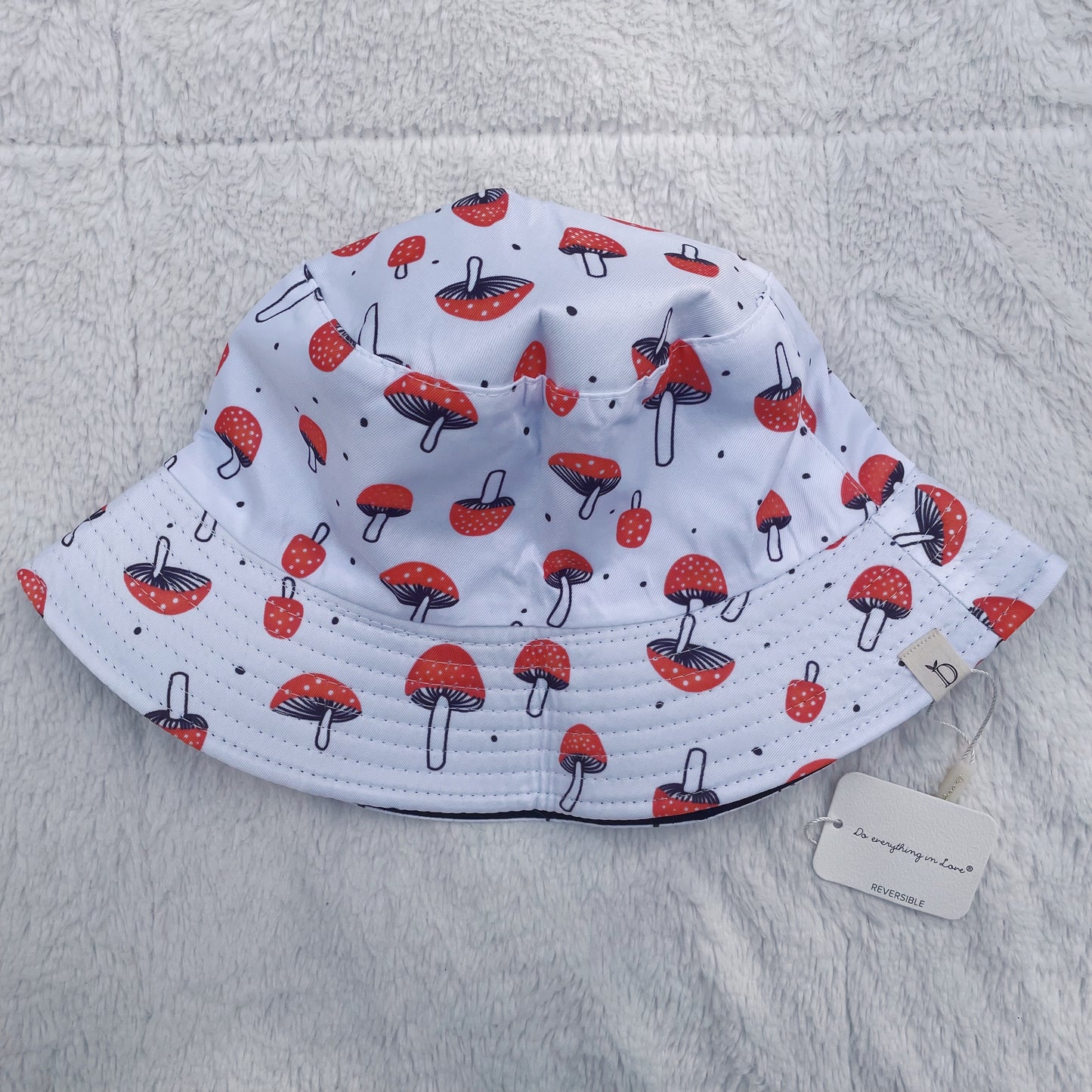 Mushrooms Reversible Bucket Hat