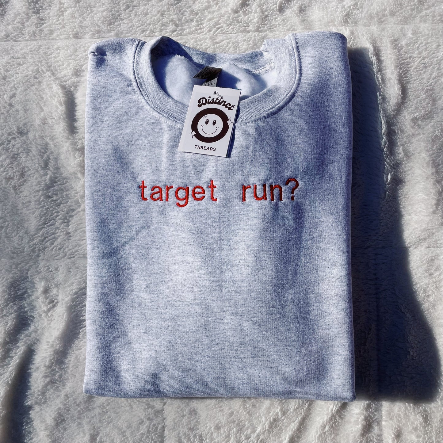 Target Run? Embroidered Crewneck Sweatshirt