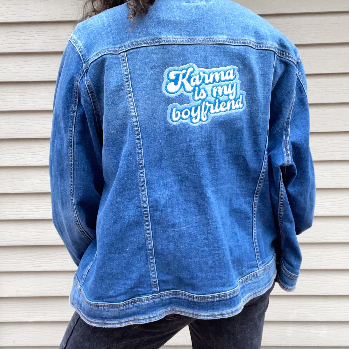 Taylor Inspired Karma Jean Jacket - Size 3X