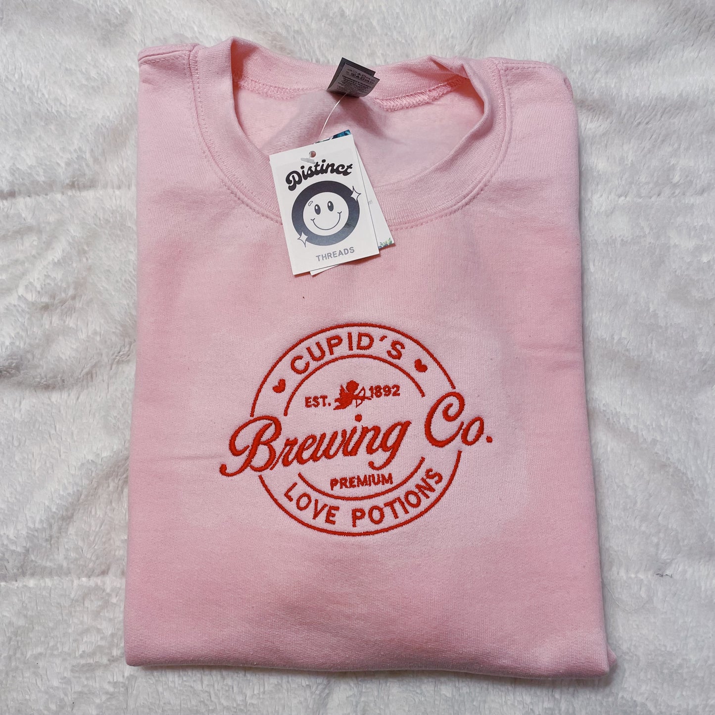 Cupid's Brewing Co Embroidered Crewneck Sweatshirt