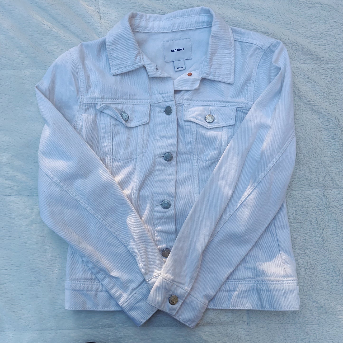 Taylor Inspired Lavender Haze Jean Jacket - Size Small