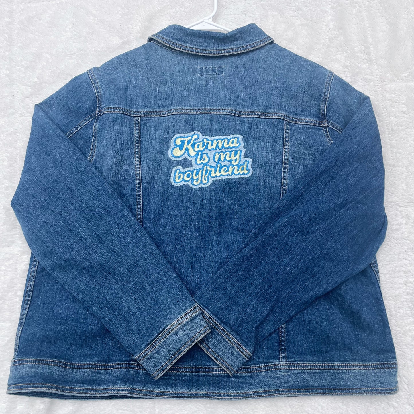 Taylor Inspired Karma Jean Jacket - Size 3X