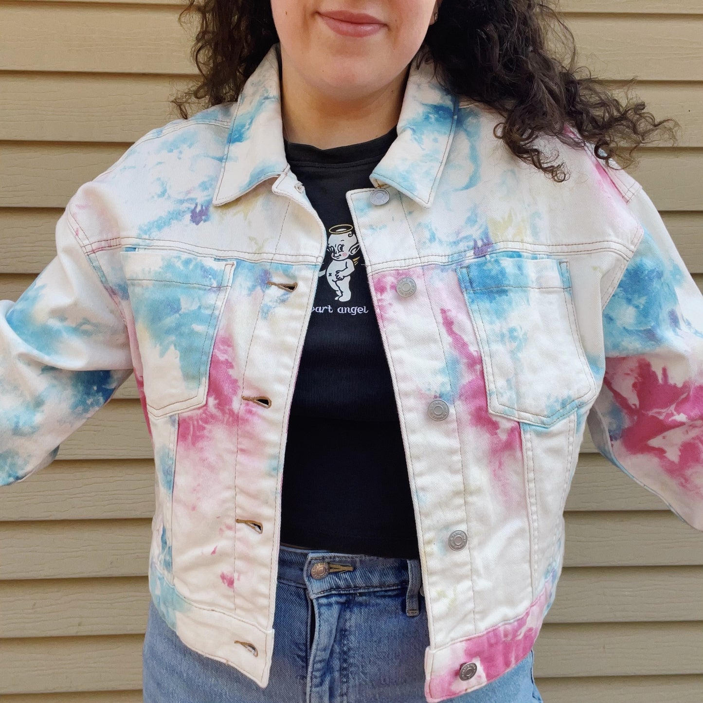 Taylor Inspired Lover Jean Jacket - Size Medium