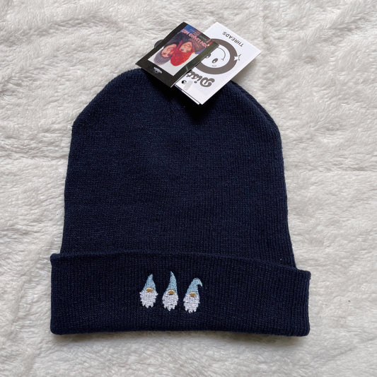 Gnomes Embroidered Beanie