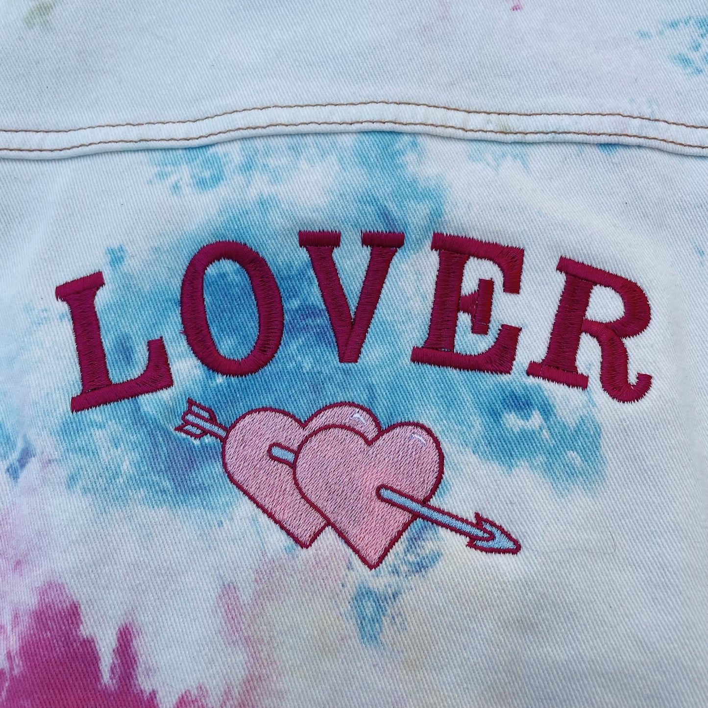 Taylor Inspired Lover Jean Jacket - Size Medium