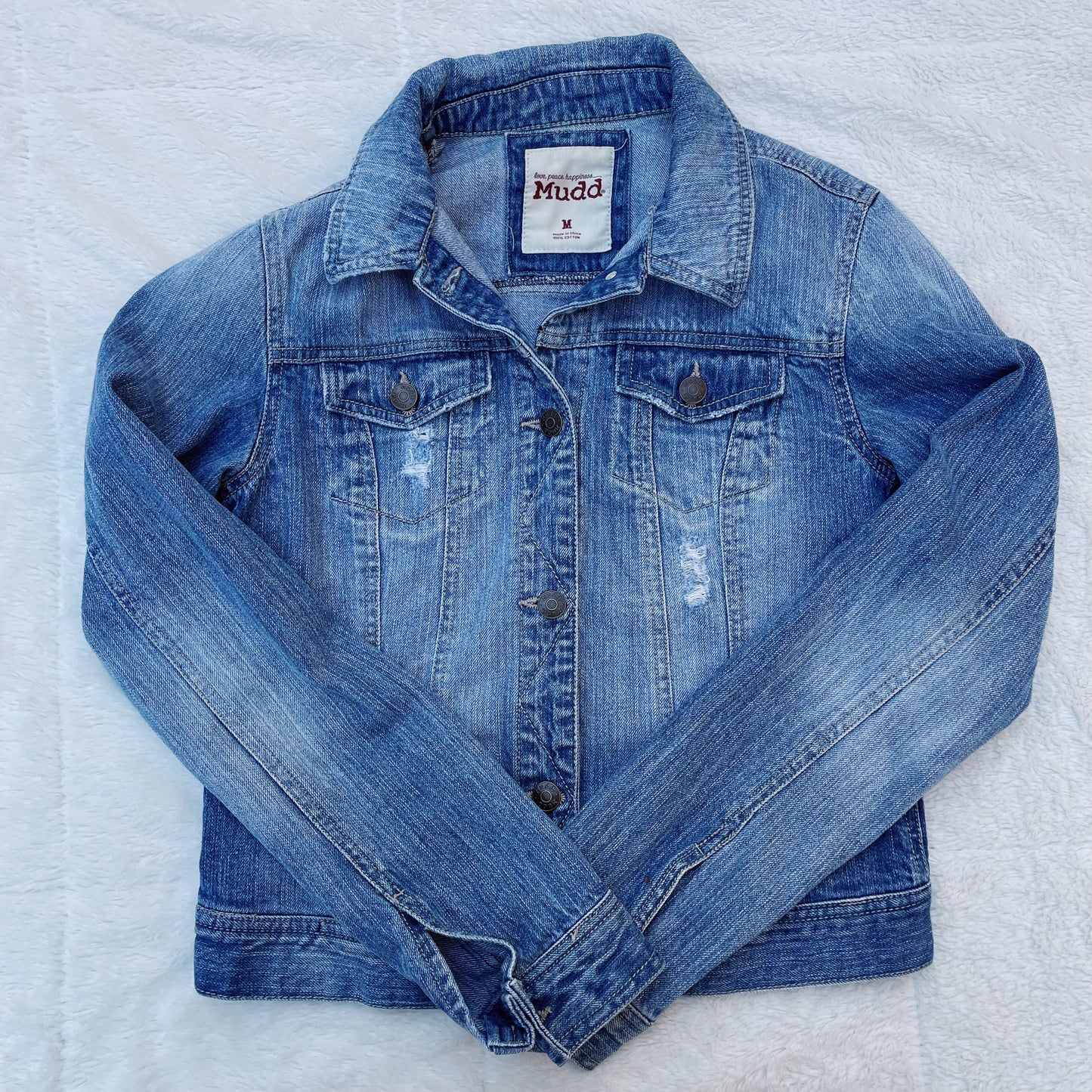 Taylor Inspired Karma Jean Jacket - Size Medium