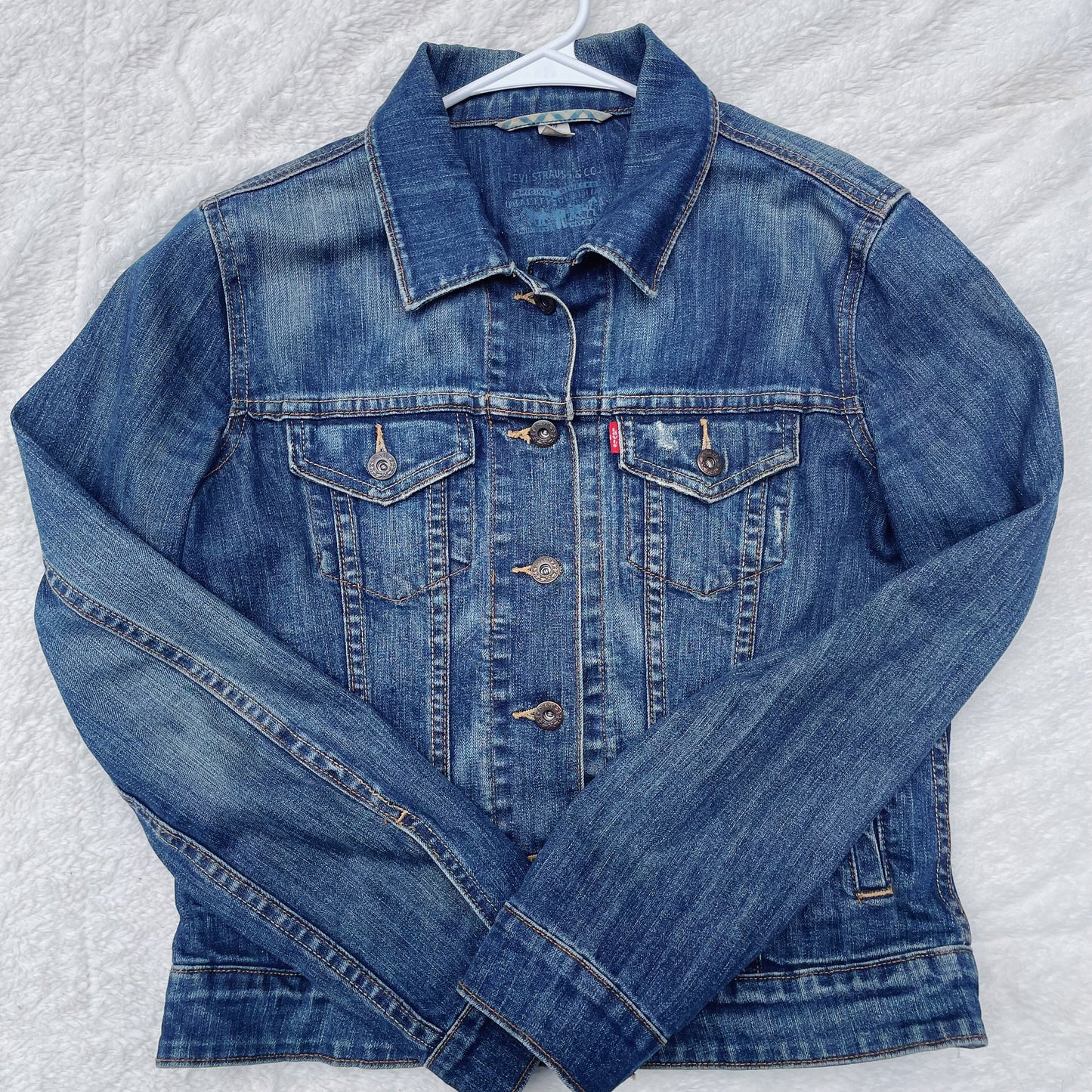 Taylor Inspired Bejeweled Jean Jacket - Size Small