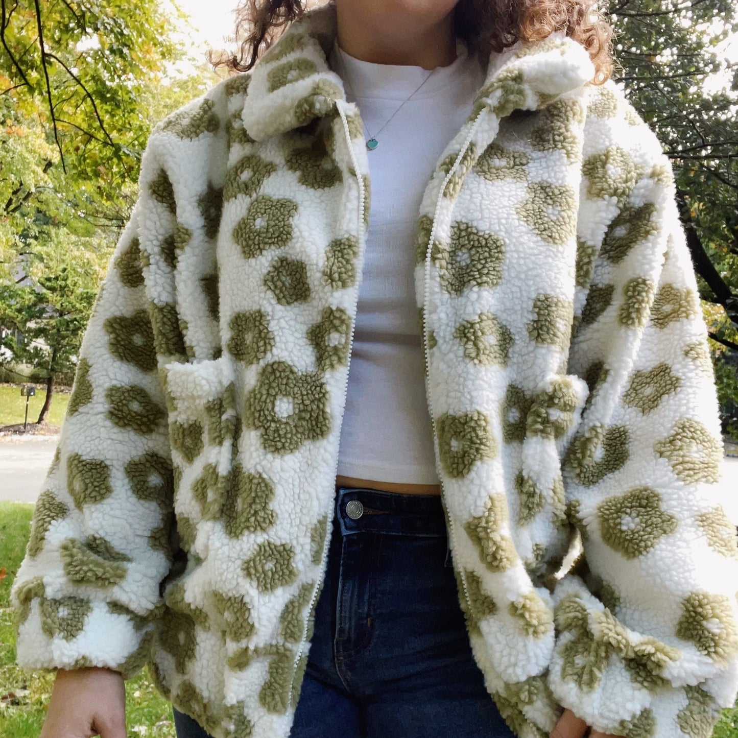 Flower Power Teddy Jacket