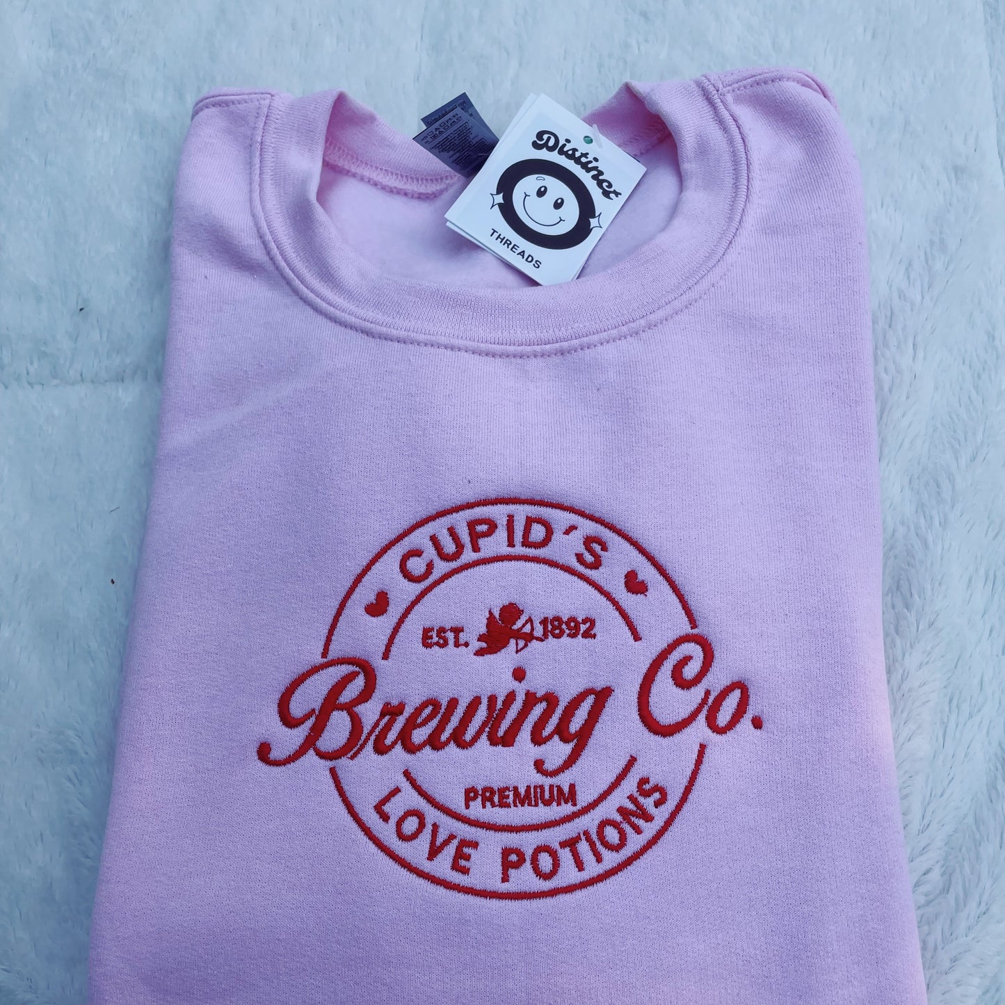 Cupid's Brewing Co Embroidered Crewneck Sweatshirt