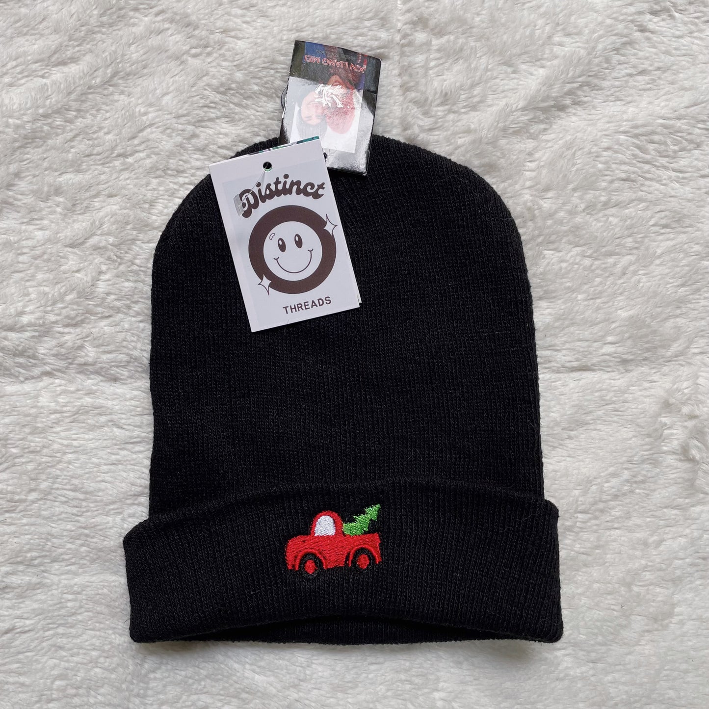 Christmas Truck Embroidered Beanie