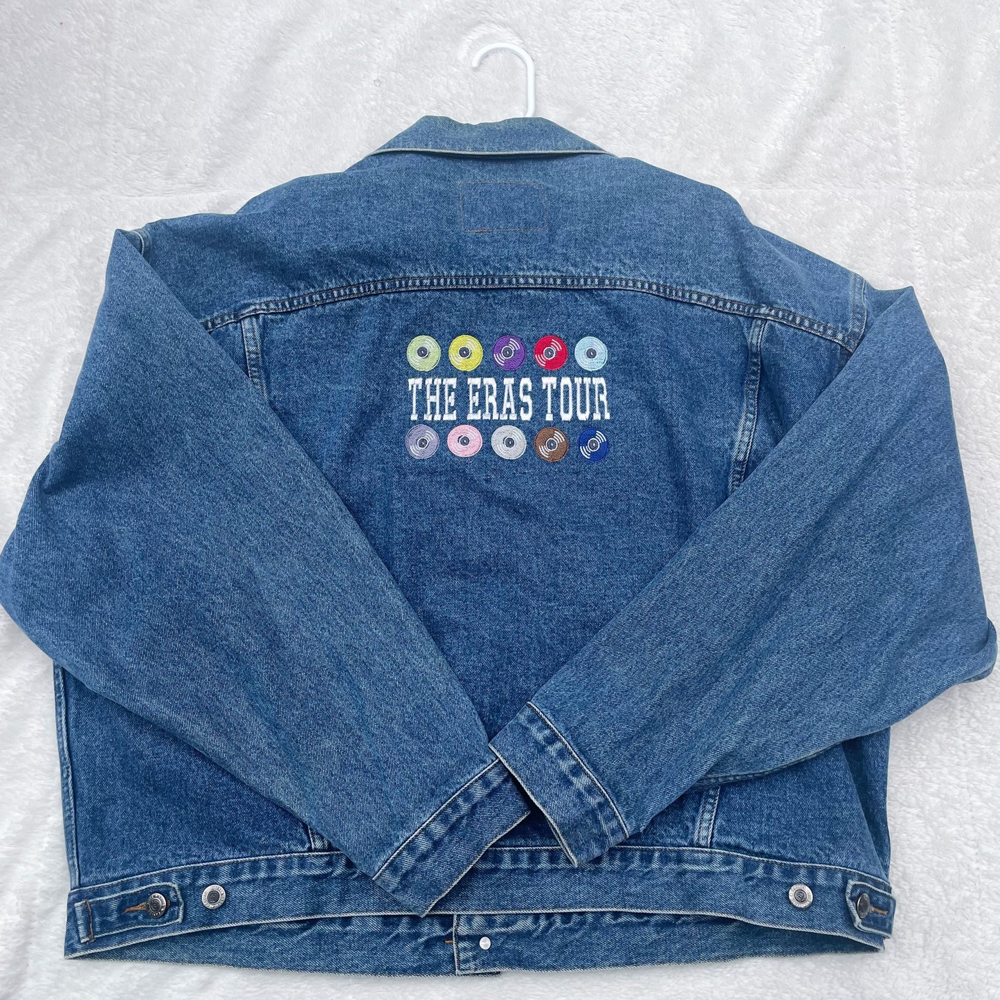 Taylor Inspired The Eras Tour Inspired Jean Jacket - Size XL