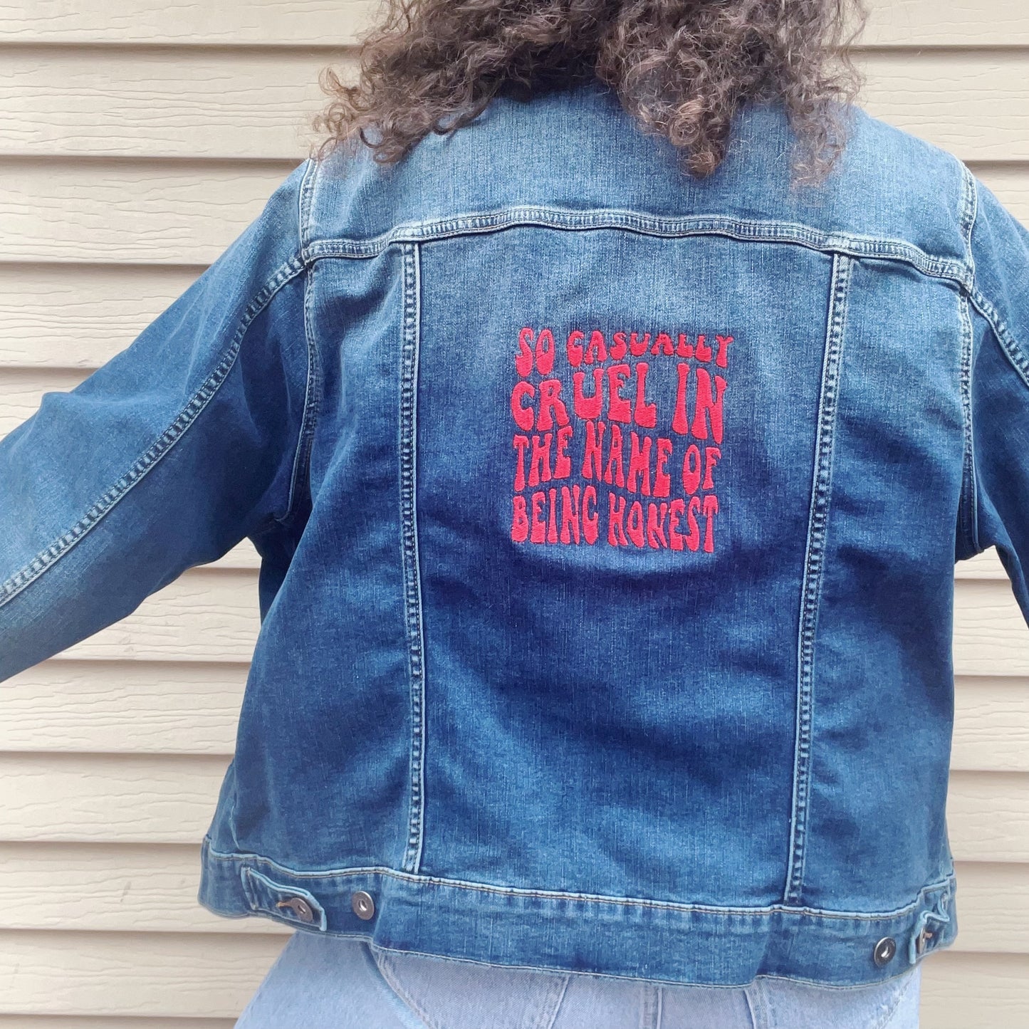 Taylor Inspired All Too Well Jean Jacket - Size 3X