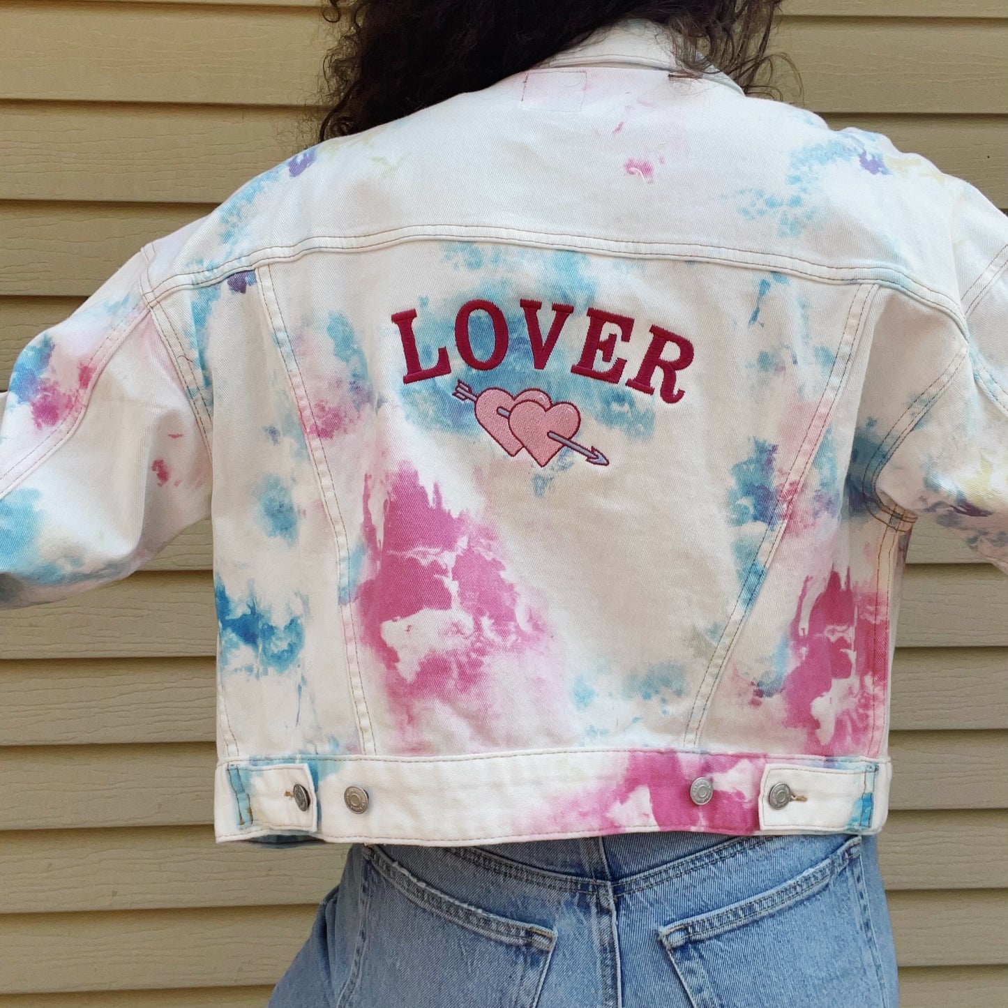 Taylor Inspired Lover Jean Jacket - Size Medium