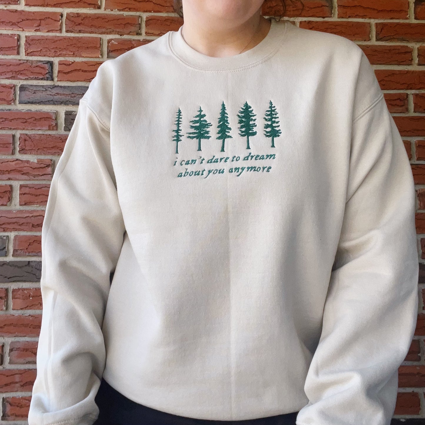 Taylor Inspired Gold Rush Embroidered Crewneck Sweatshirt