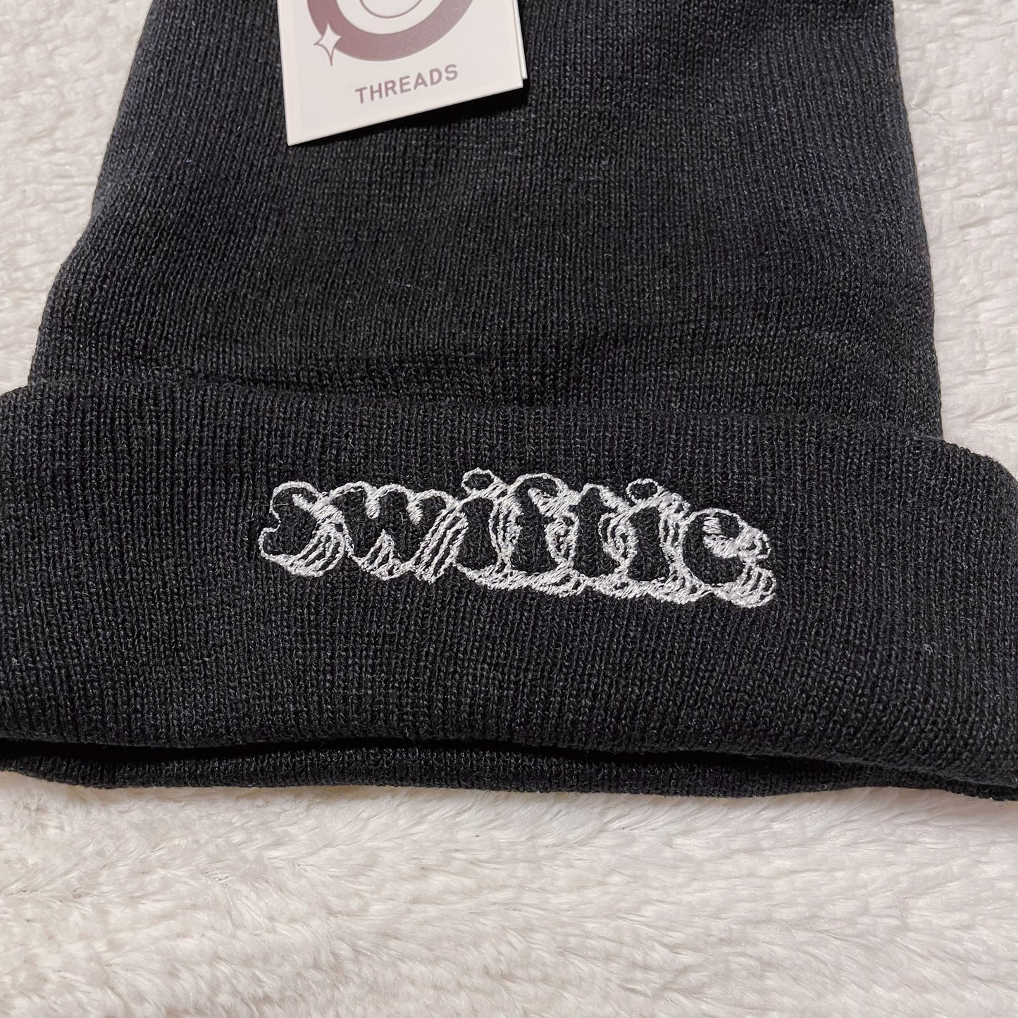 "Swiftie" Taylor Inspired Embroidered Beanie