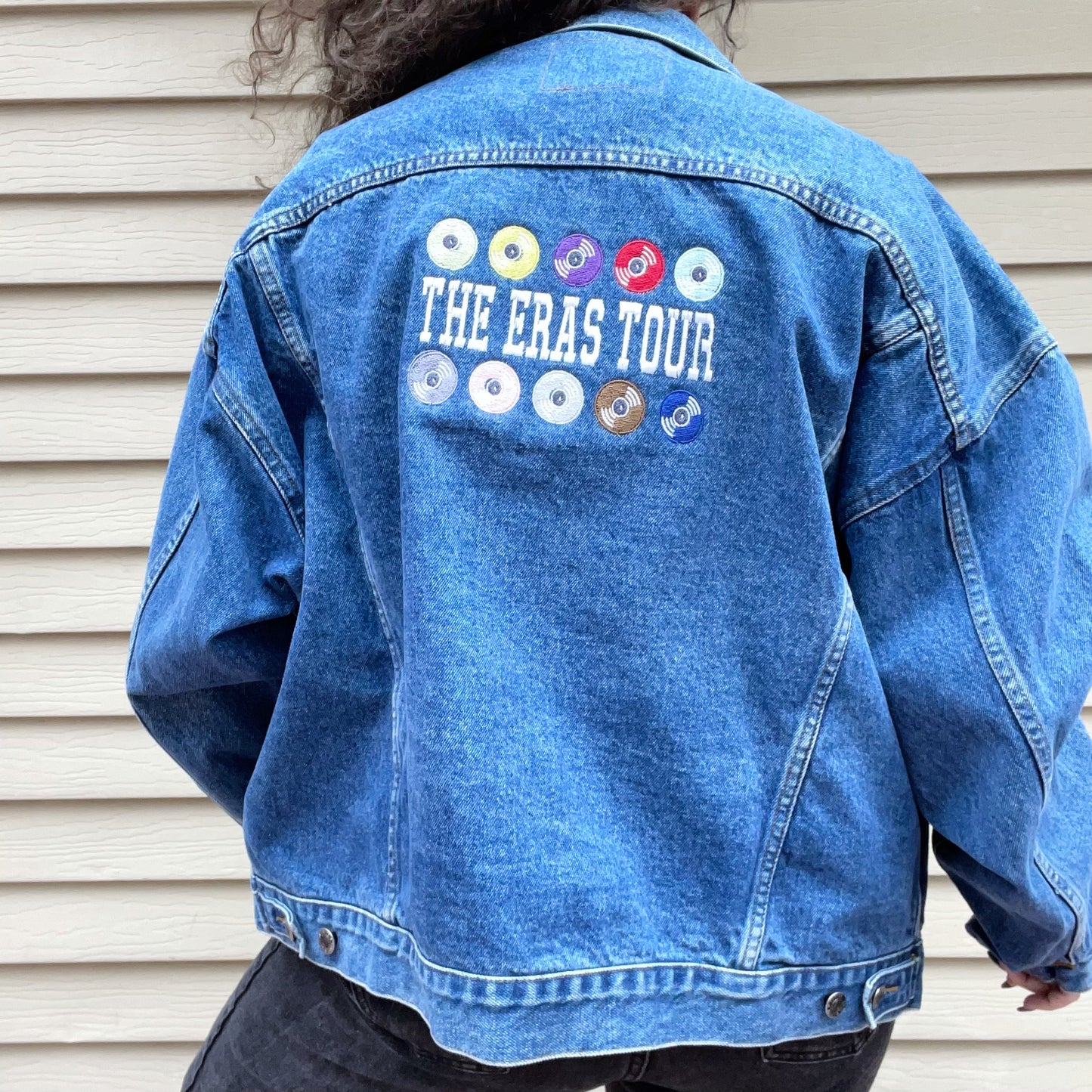 Taylor Inspired The Eras Tour Inspired Jean Jacket - Size XL