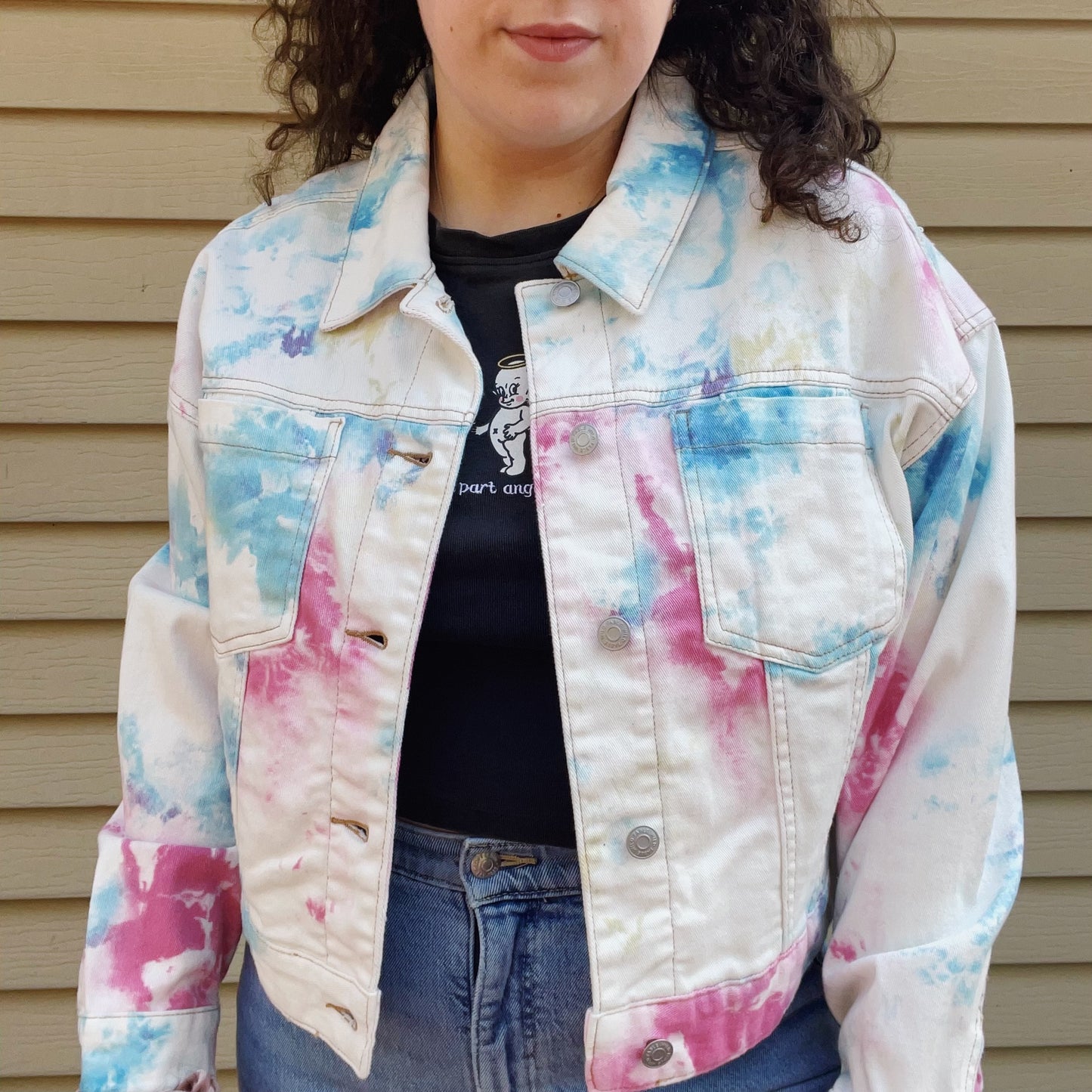 Taylor Inspired Lover Jean Jacket - Size Medium