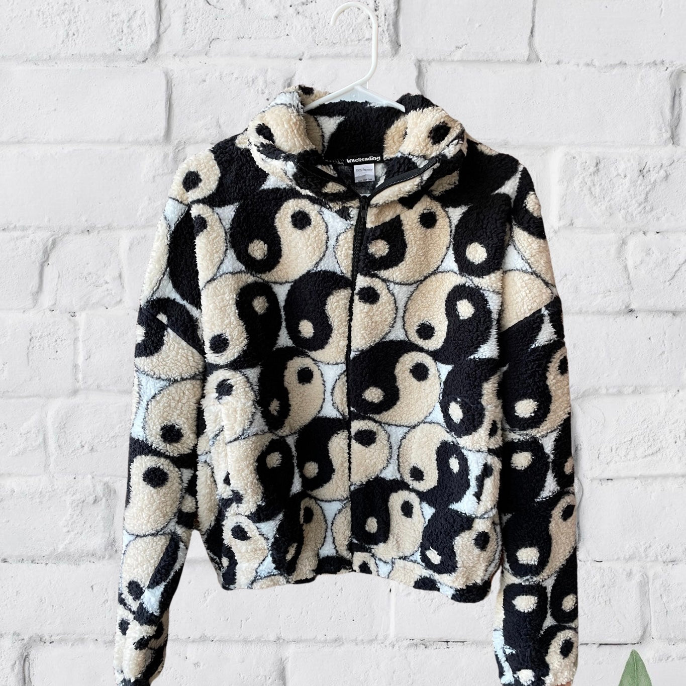 Yin Yang Teddy Coat